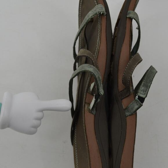 Chacos Cordova Womens Size 10 Leather Strappy Sandals Brown - Picture 8 of 14